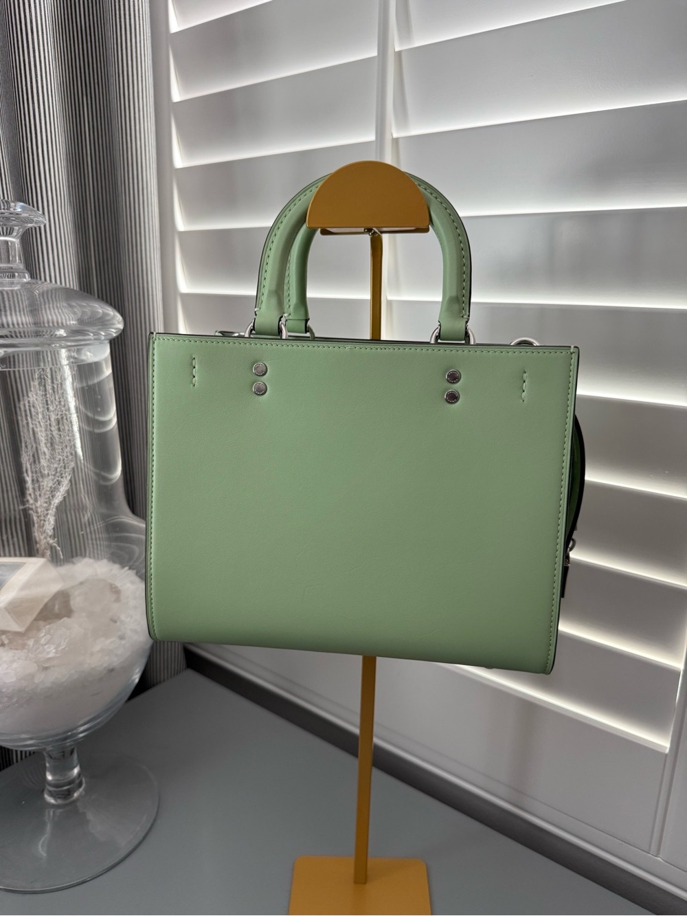NWOT COACH ROGUE 25 in Pistachio